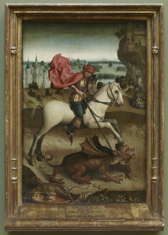 Combat de saint Georges contre le dragon, image 4/6