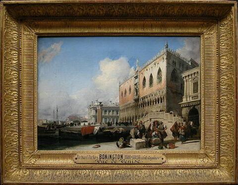 Vue de Venise. Le Quai des Esclavons et le Palais des Doges, image 3/5