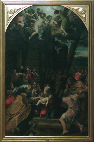 La Nativité avec saint Benoît, image 7/8