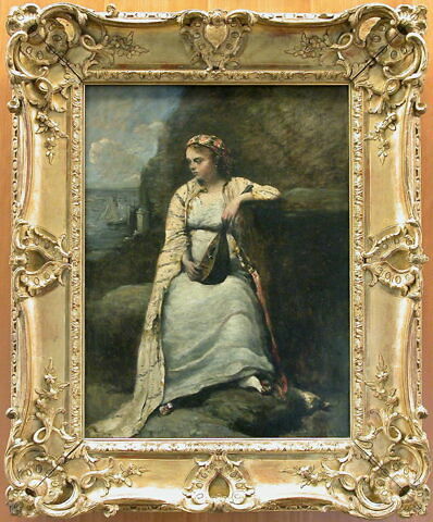 Haydée. Jeune femme en costume grec. Titre peut-être inspiré par l'héroïne du Dom Juan de Byron)., image 2/2