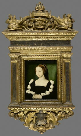 Anne Stuart, dit autrefois Portrait présumé d'Anne de La Queille, ou encore:  Portrait de Jacqueline de Rohan-Gyé., image 8/9