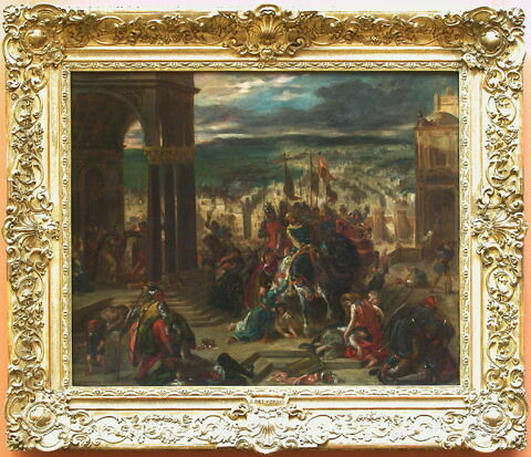 Prise de Constantinople par les Croisés (12 avril 1204), dit aussi Entrée des Croisés à Constantinople, image 3/4