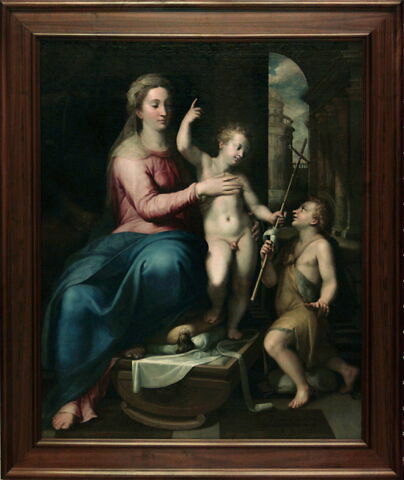 La Vierge, l'Enfant Jésus et le petit saint Jean Baptiste, image 3/3