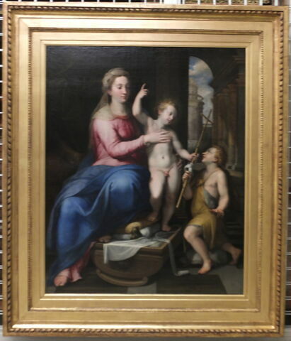 La Vierge, l'Enfant Jésus et le petit saint Jean Baptiste, image 2/3