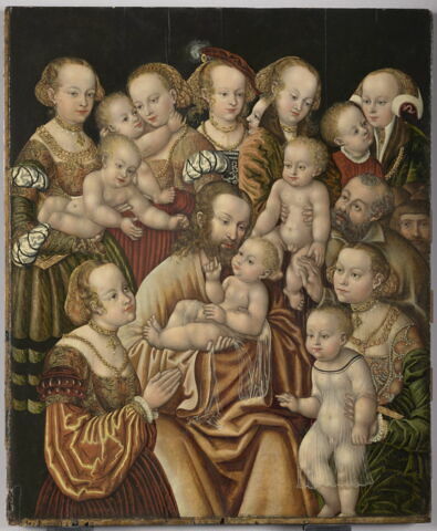 Le Christ bénissant les enfants