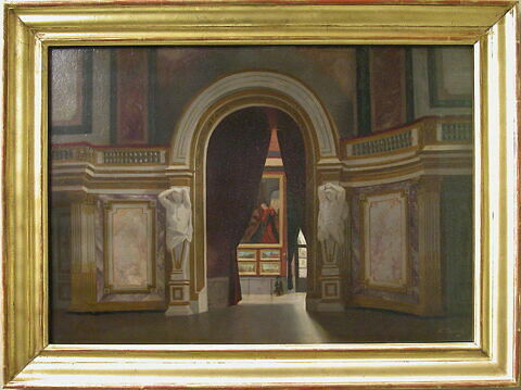 Etude pour la porte de la salle des États donnant sur la Grande Galerie, au Louvre, image 4/5