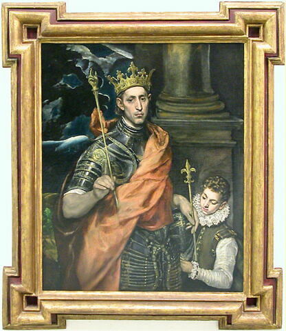 Saint Louis, roi de France, et un page, image 5/8