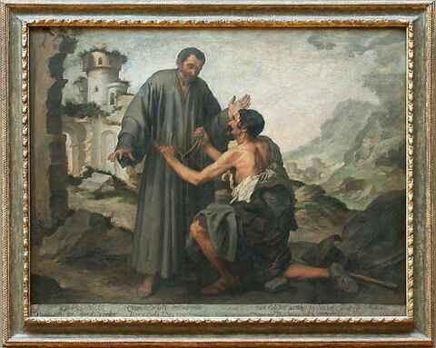 Saint Junípero et le pauvre, image 2/2