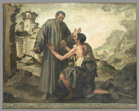 Saint Junípero et le pauvre