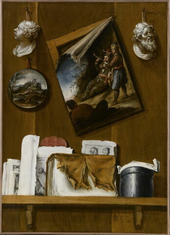 Nature morte en trompe l'oeil : le tabac ou Allégorie de l'odorat