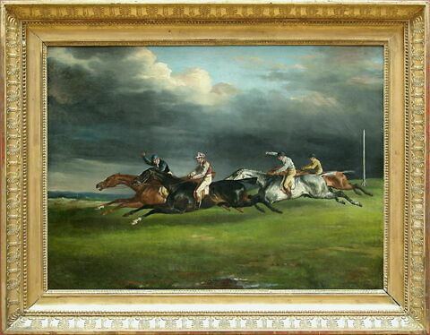 Course de Chevaux, dit traditionnellement Le derby de 1821 à Epsom, image 3/4