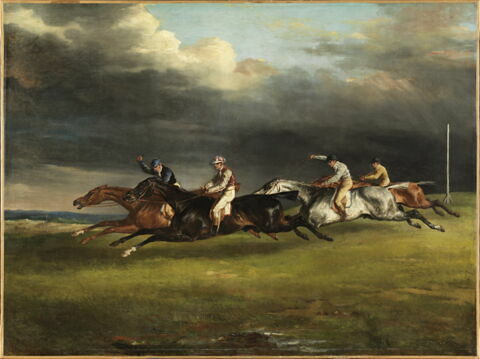 Course de Chevaux, dit traditionnellement Le derby de 1821 à Epsom