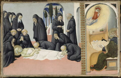 La Mort de saint Jérôme en présence de ses disciples et son apparition à l'évêque Saint Cyrille de Jérusalem, image 5/5