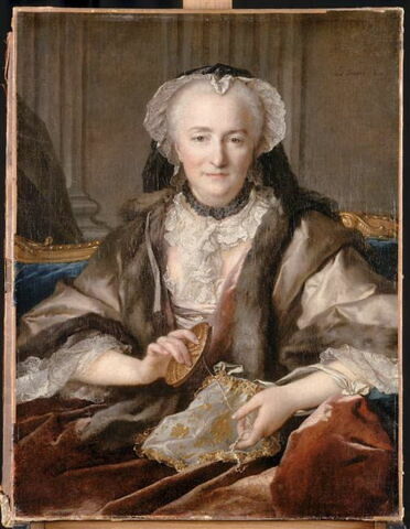 Madame Dangé faisant des noeuds, image 3/3