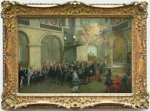 La Remise de l'Ordre du Saint-Esprit, dans la chapelle de Versailles (3 juin 1724), image 2/3