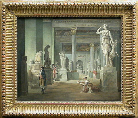 La Salle des Saisons au Louvre, en 1802-1803, image 2/2