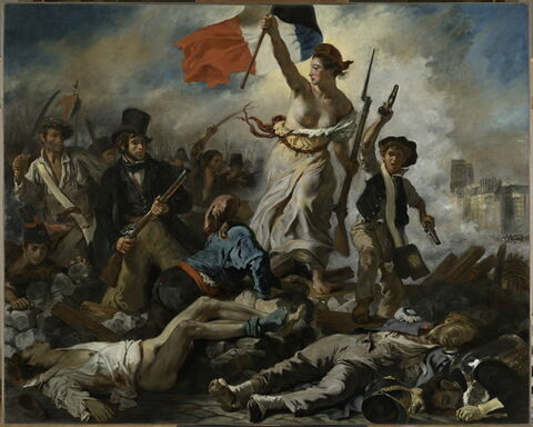 Le 28 juillet 1830. La Liberté guidant le peuple