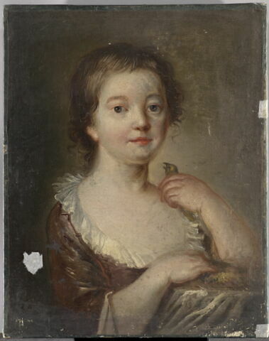 Petite fille à l'oiseau