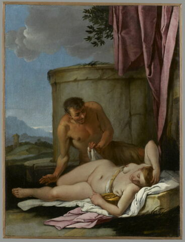 Satyre épiant une nymphe, dit aussi Jupiter et Antiope