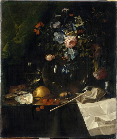 Nature morte aux fleurs. Vanité