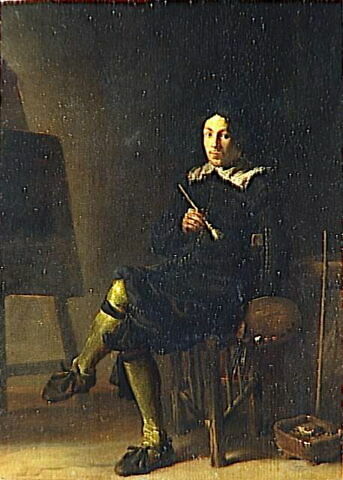 Portrait d’un jeune peintre au travail (sans doute Herman Saftleven, le frère de Cornelis), 1629, image 3/3