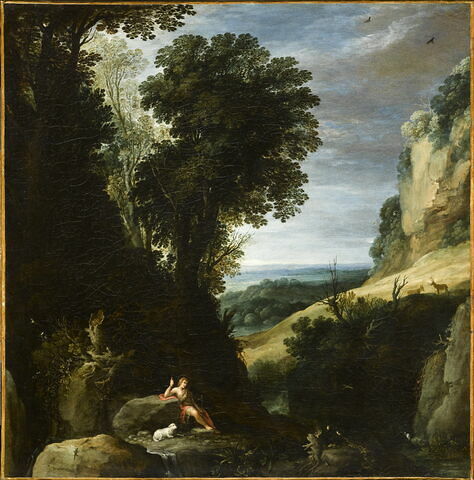 Paysage avec saint Jean Baptiste