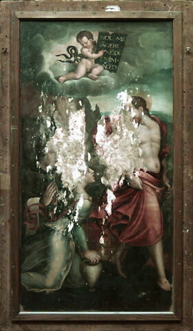 L'incrédulité de saint Thomas. Au revers: L'apparition du Christ à la Madeleine, image 4/4