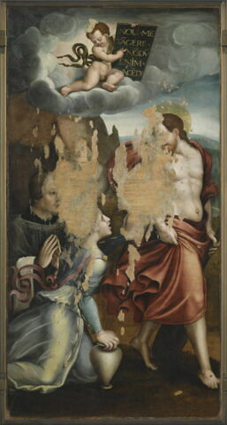 L'incrédulité de saint Thomas. Au revers: L'apparition du Christ à la Madeleine, image 2/4