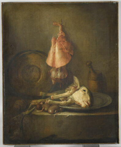 Nature morte à la tête de mouton