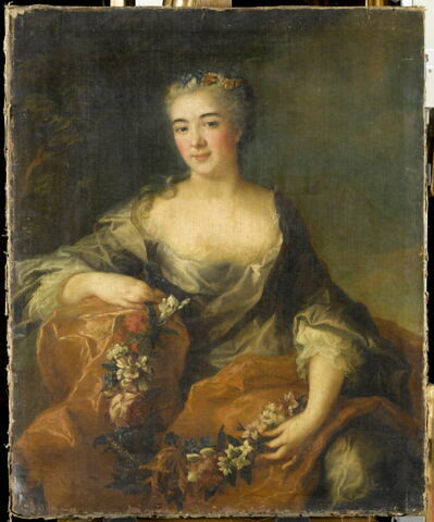 Mademoiselle Marie Pélissier (1707-1749), de l'Opéra, dit aussi Marie Pélissier en Flore.