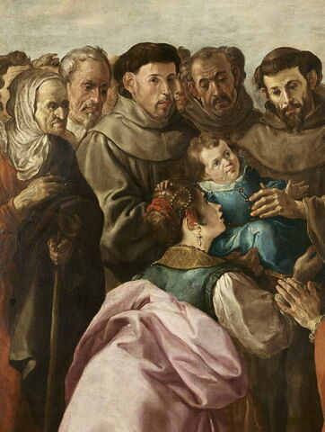 Guérison de saint Bonaventure enfant par saint François, image 2/5