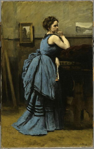 La Dame en bleu., image 4/6