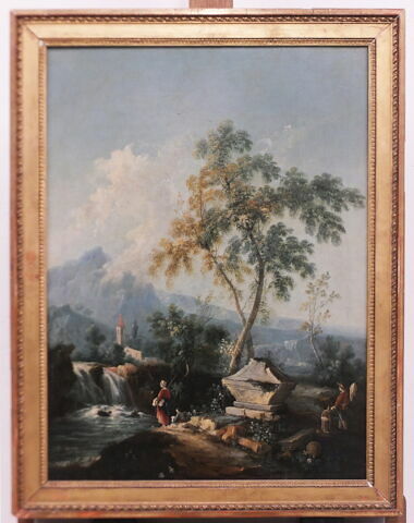 Paysage avec tombeau en ruines, image 2/16