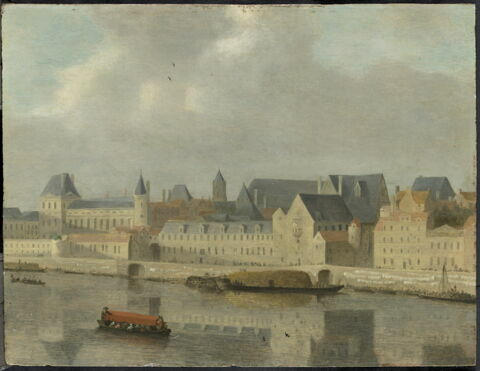 Vue du Louvre depuis la rive gauche de la Seine