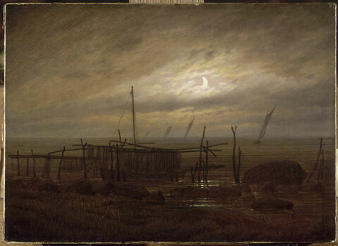 Bord de mer au clair de lune, image 4/4
