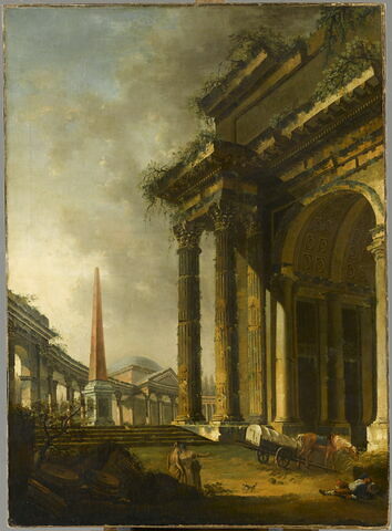 Ruines, arc, colonnade et obélisque, image 19/19