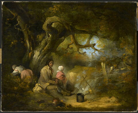 Campement de bohémiens, 1791