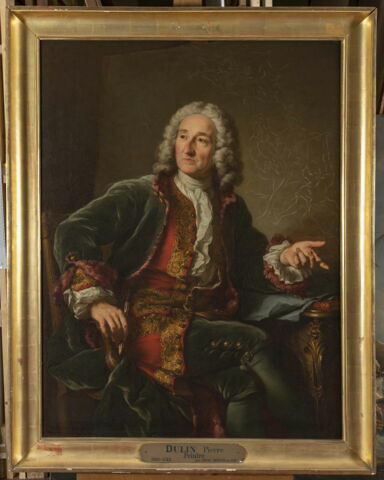 Portrait de Pierre Dulin, peintre (1699-1748)