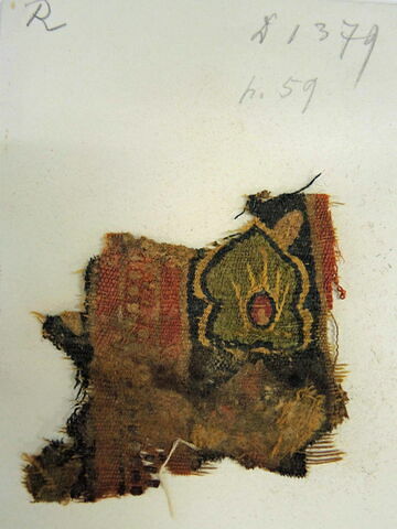 décor de textile ; fragment, image 2/3