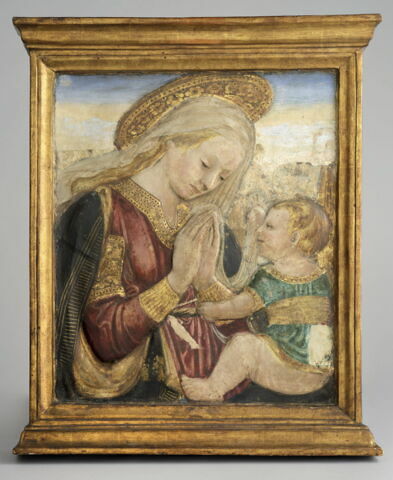 La Vierge adorant l'Enfant