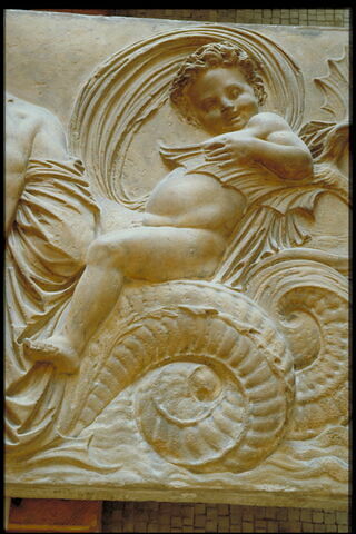 Nymphe et Triton entourés de deux petits génies, image 8/8