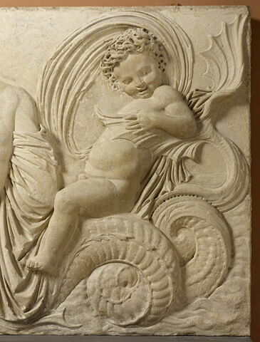 Nymphe et Triton entourés de deux petits génies, image 4/8