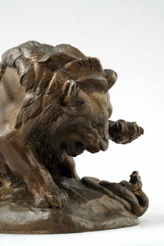 Lion au serpent à la patte levée, image 8/10