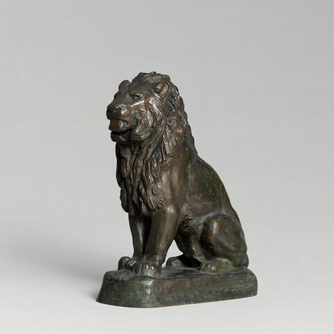 Lion assis, image 4/6