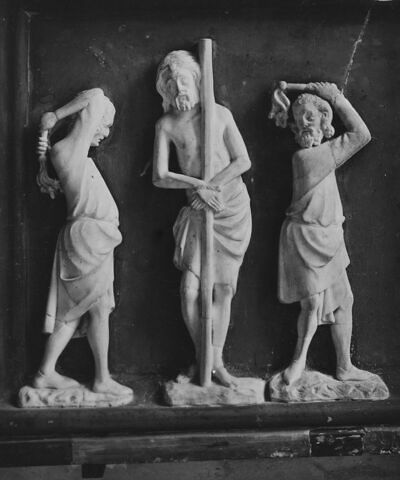 Quatre scènes de la Passion : Flagellation, Portement de Croix, Crucifixion, Mise au Tombeau, image 28/31