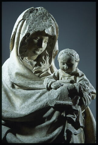 La Vierge et l'Enfant Jésus tenant un phylactère, image 4/12