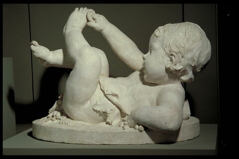 Enfant jouant avec son pied (portrait présumé du fils de l'architecte Antoine-Joseph de Bourge)