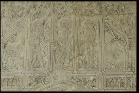 Dalle funéraire gravée de Jean Casse, chanoine et chancelier de la cathédrale de Noyon (+1350), image 8/8