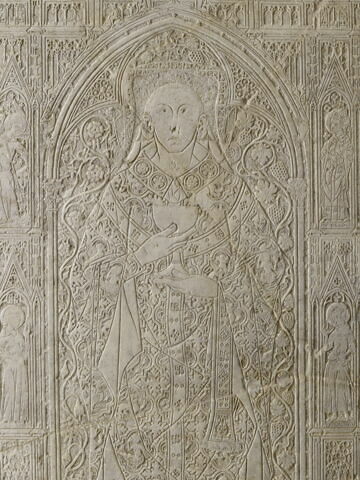 Dalle funéraire gravée de Jean Casse, chanoine et chancelier de la cathédrale de Noyon (+1350), image 5/8