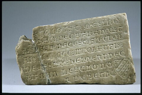 Épitaphe de Jean de Cafran (+ 1304), image 3/3